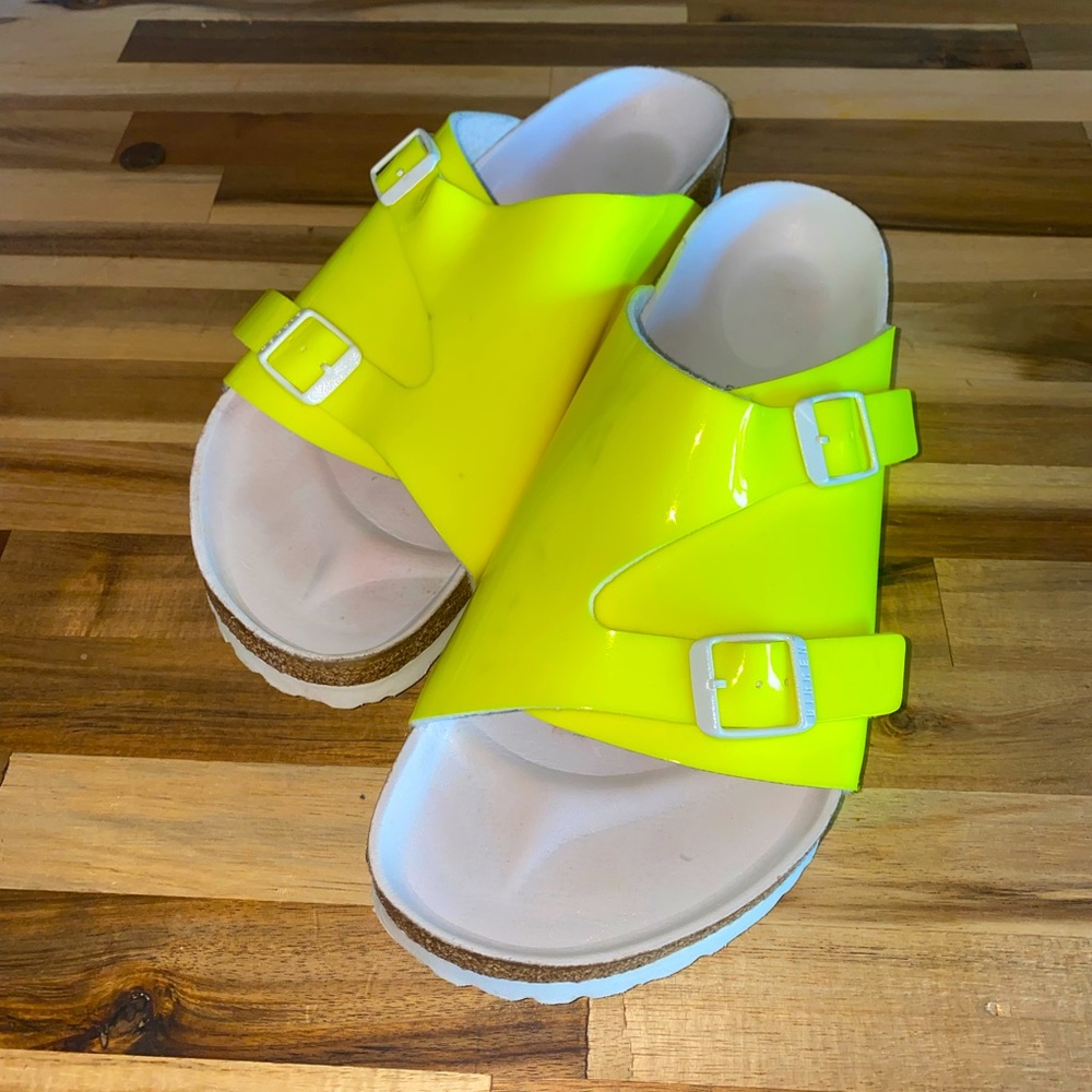Birkenstock Neon Yellow Sandals